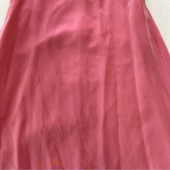 Vintage Y2K Alfred Angelo Pink Empire Waist Formal Dress Size 4 SEE DESCRIPTION - Picture 13 of 16